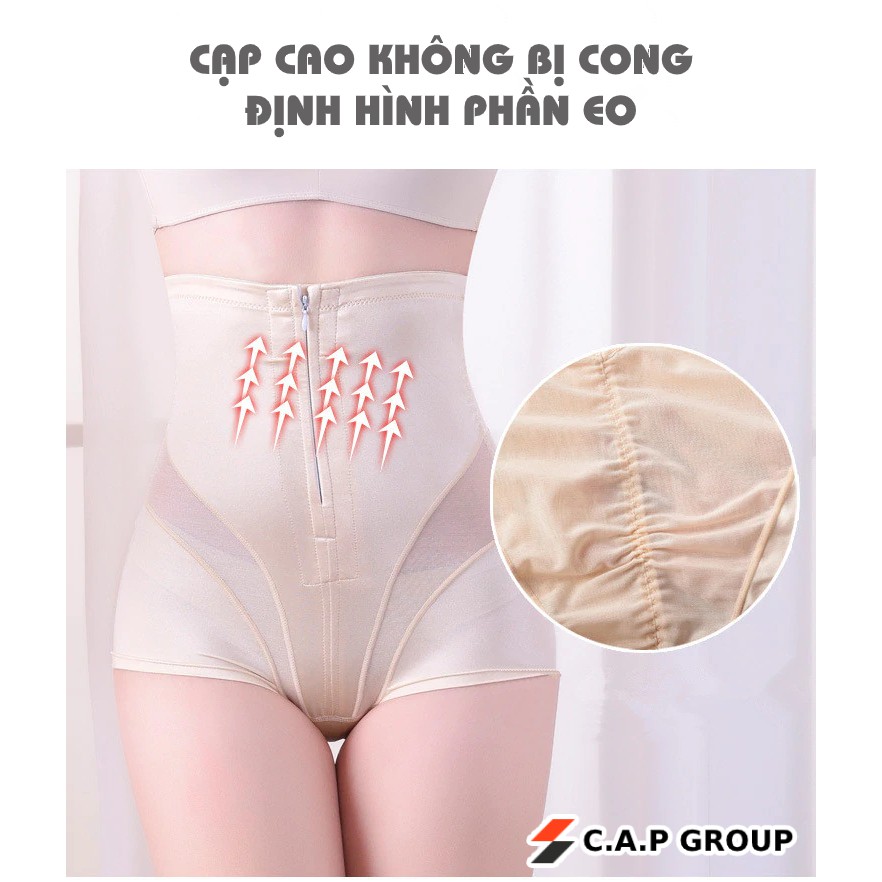 Quần gen nịt bụng định hình nâng mông mặc váy khoá kéo trước chống cuộn chất đẹp cao cấp | BigBuy360 - bigbuy360.vn