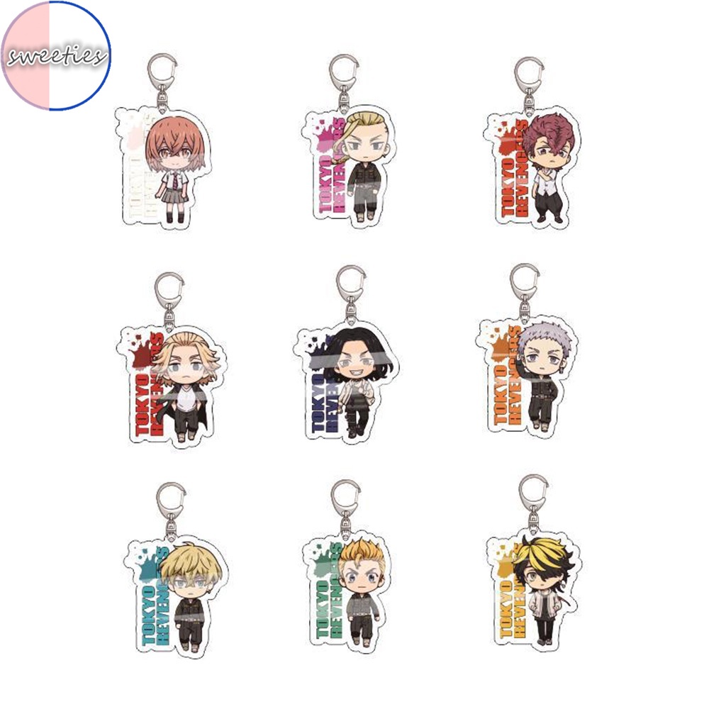 Móc Khóa Nhựa Acrylic Hình Nhân Vật Siêu Anh Hùng Avengers Dễ Thương