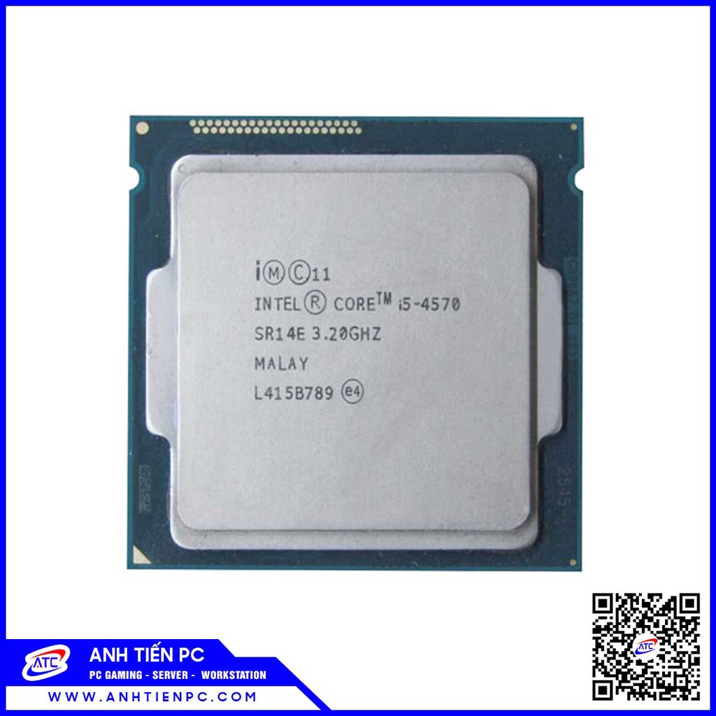 CPU Intel Core i5 4570 (3.60GHz, 6M, 4 Cores 4 Threads) TRAY chưa gồm Fan