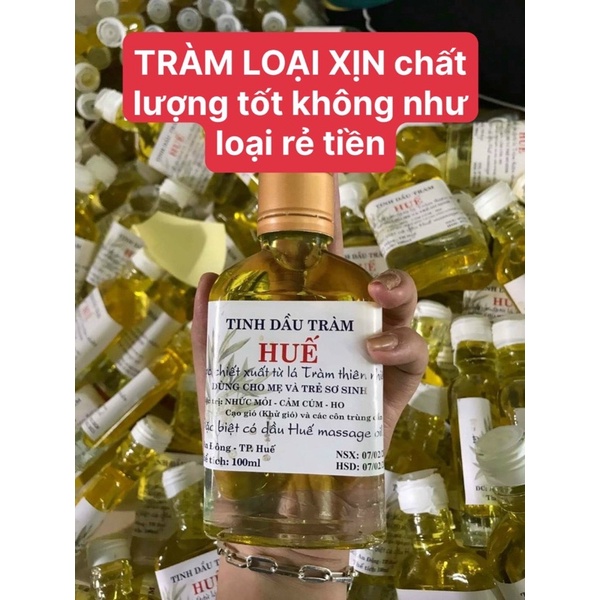 Tinh dầu tràm Huế siêu đậm đặc [Chính hãng An Đông Huế] chai 100ml