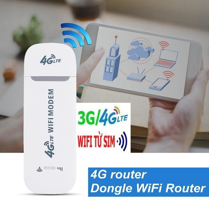 [Mã 229ELSALE hoàn 7% đơn 300K] Thiết bị phát wifi đa năng - usb wifi Dongle 4G tốc độ đột phá