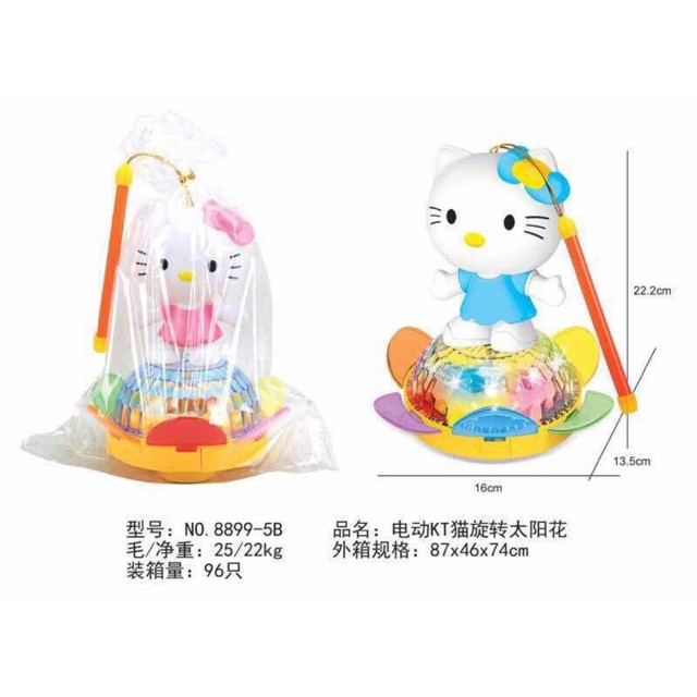 Đèn trung thu kitty đài sen phát nhạc