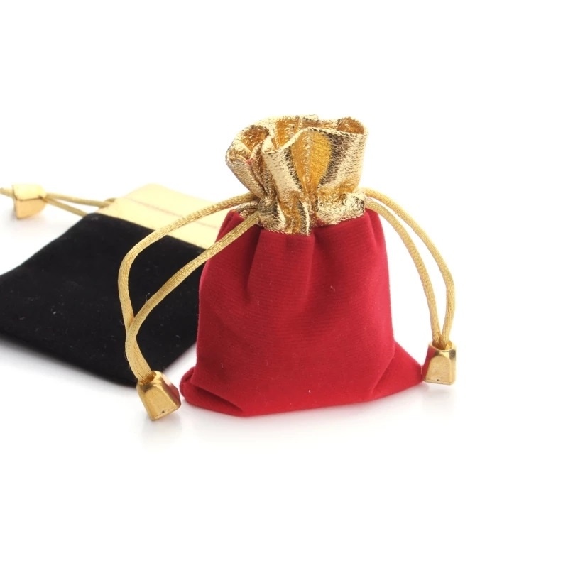 Túi đựng đồ trang sức vải nhung thiết kế tinh tế thời trang