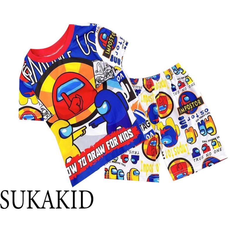 Đồ bé trai in chuyển nhiệt 3D chất liệu thoáng co giãn 4 chiếc xe,Among.pikachu cho bé từ 6kg đến 40kg.TN02.