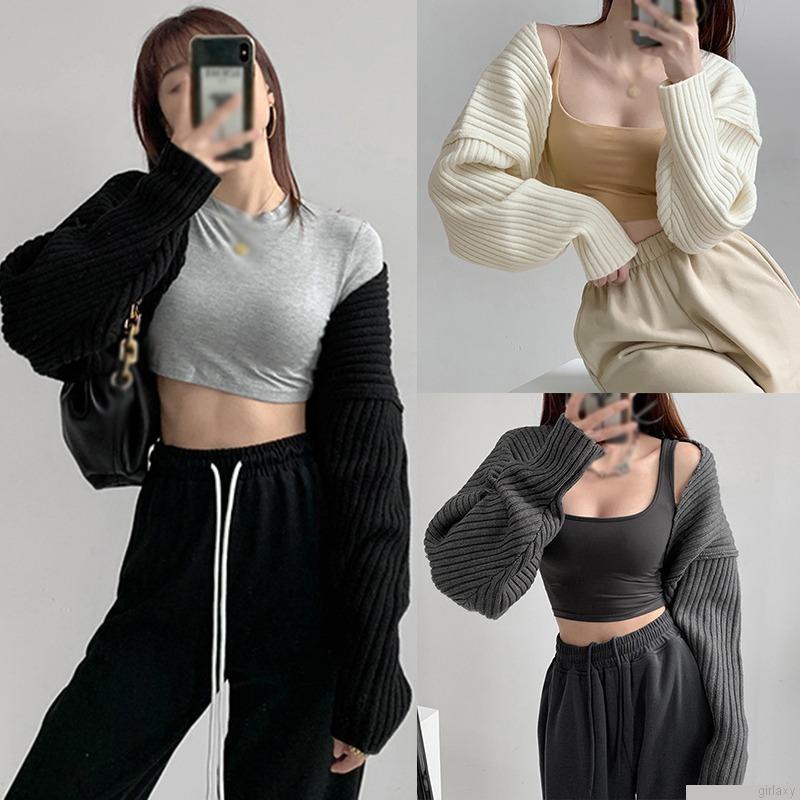 Áo khoác cardigan tay dài màu sắc thanh lịch thời trang cho nữ
