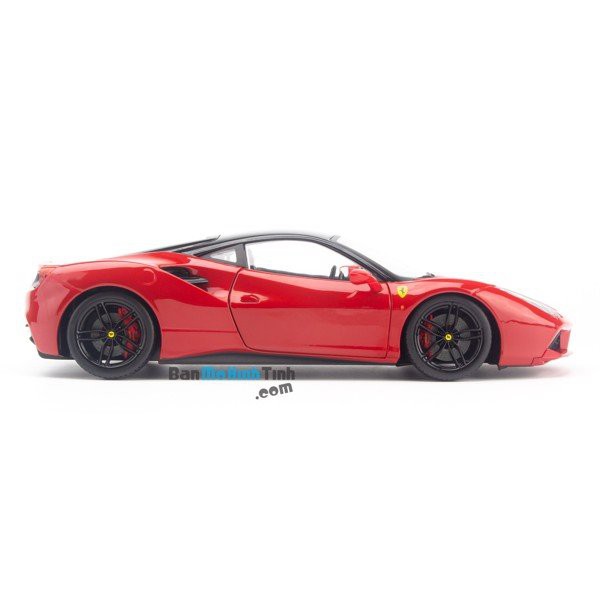 Mô hình siêu xe Ferrari 488 GTB 1:18 Bburago Signature Red