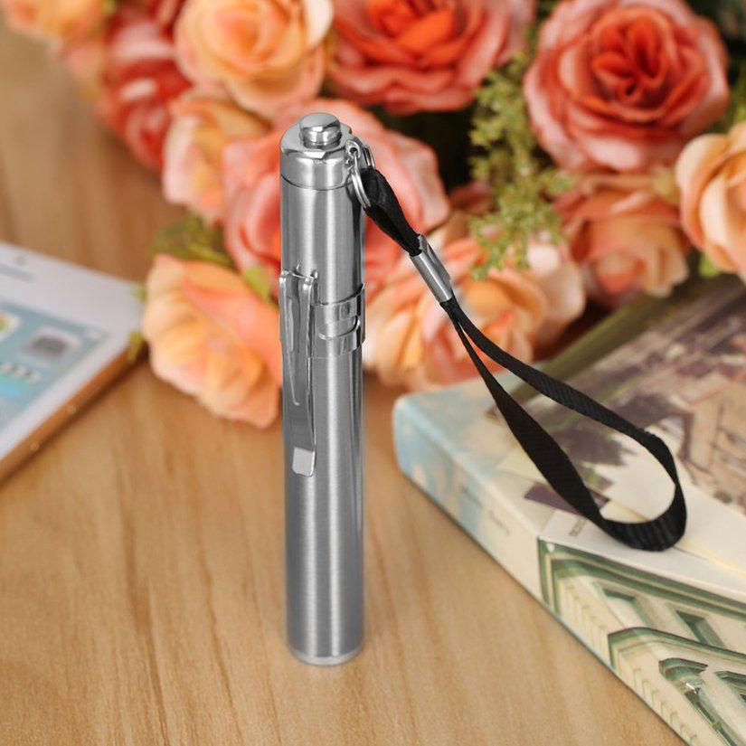 Đèn pin mini chống nước bằng thép không gỉ