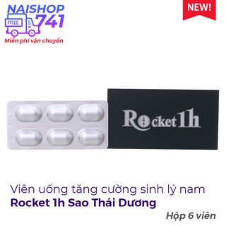 Rocket 1h bổ thận tráng dương, tăng cường sinh lý nam (Hộp 6 viên)