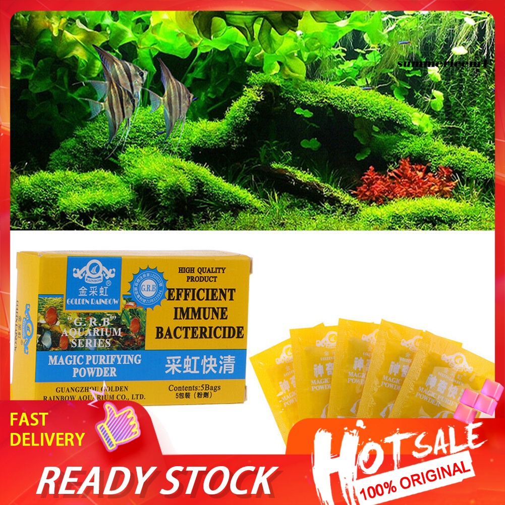 Set 5 Bột Lọc Nước Bể Cá