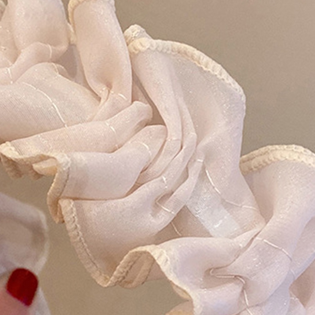 Băng Đô Vải Viền Mềm Bản Rộng Thời Trang Cho Nữ