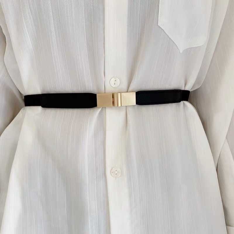Đai váy bản nhỏ 1.5cm ĐV019 Meo shop chun co giãn - Belt nịt váy áo vét nữ phụ kiện thời trang co dãn