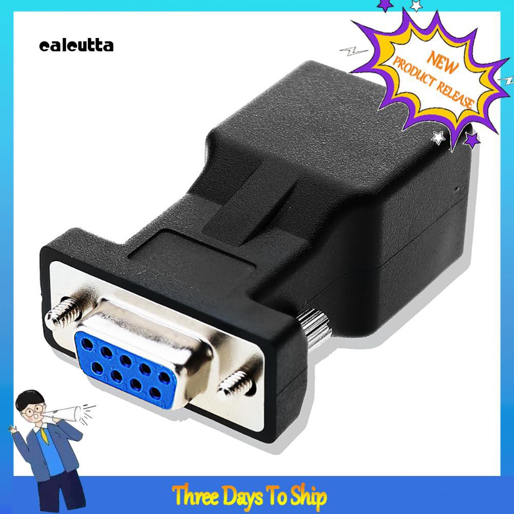 Đầu chuyển đổi RS232 DB9 Female sang RJ45 Male