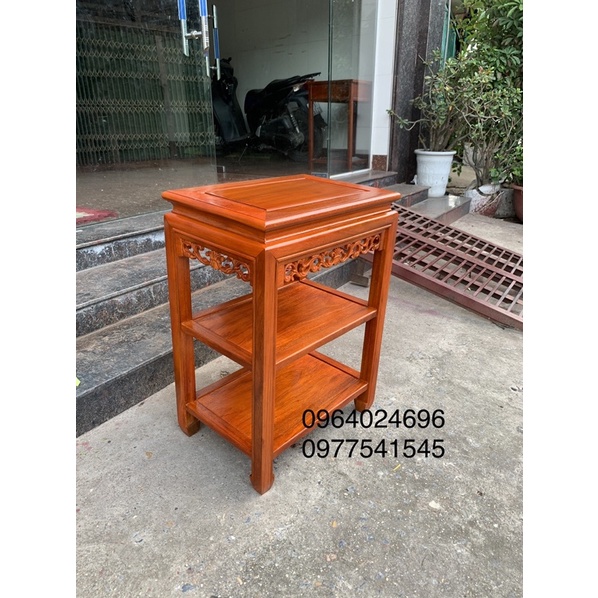 Đôn chữ Nhật mặt 35x50 cao 70 và 40x60 cao 80 gỗ lim 2 đợt nhiều màu