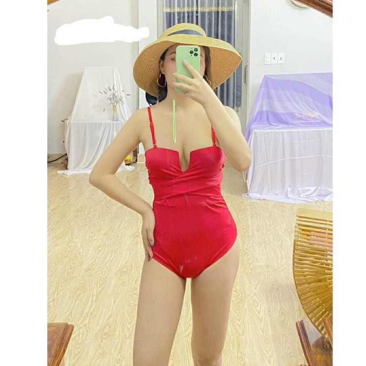 Bikini Đồ Bơi Liền Mảnh Khoét Ngực Quyến Rũ