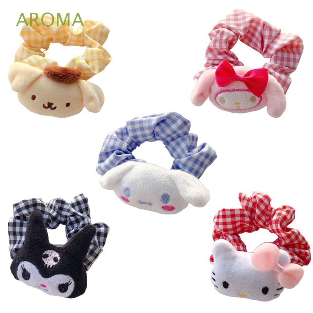 Dây Buộc Tóc Hình Búp Bê Melody Melody Nhồi Bông Nhiều Màu Dễ Thương