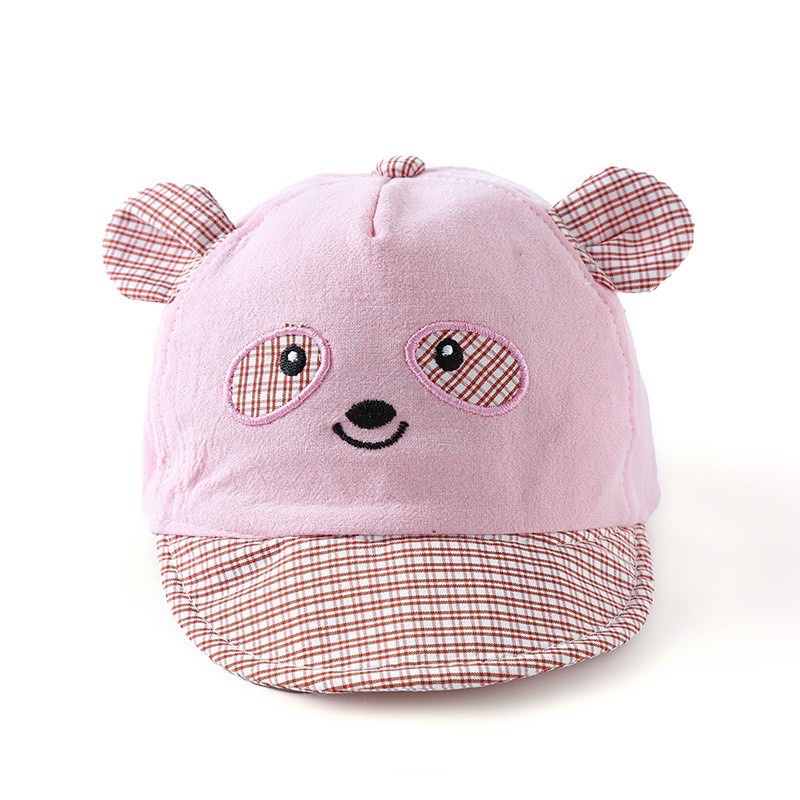 Mũ kẻ tai gấu bé trai/ bé gái (1 -2 tuổi)