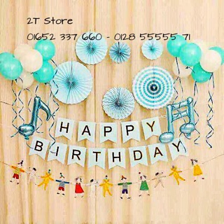 Set hoa rẻ quạt giấy trang trí