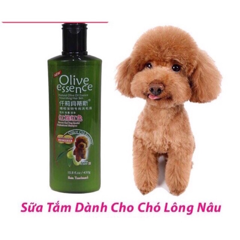 Sữa tắm Olive Essence dung tích 450ml cho Chó Mèo