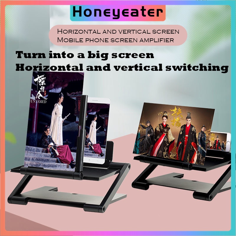 Thiết bị chân đỡ điện thoại phóng to màn hình siêu rõ nét 4K UHD khuếch đại âm thanh độc đáo tiện lợi