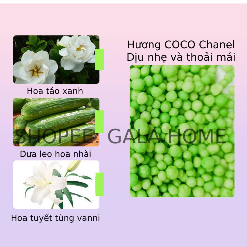 Hạt Lưu Hương Quần Áo Xả Vải Thơm Tự Nhiên Dịu Nhẹ Lâu Phai Độc Đáo GALA HOME