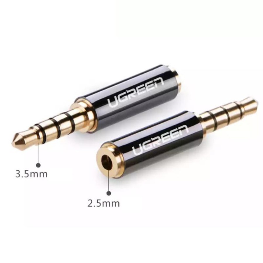 Đầu chuyển đổi 3.5mm đực sang 2.5mm cái Ugreen 20502 dài 25mm chính hãng - HapuStore