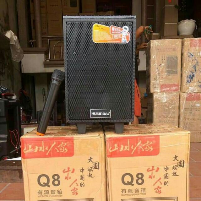 Loa Loa kéo vỏ gỗ HUIUNDAL Q8-Model 0882-