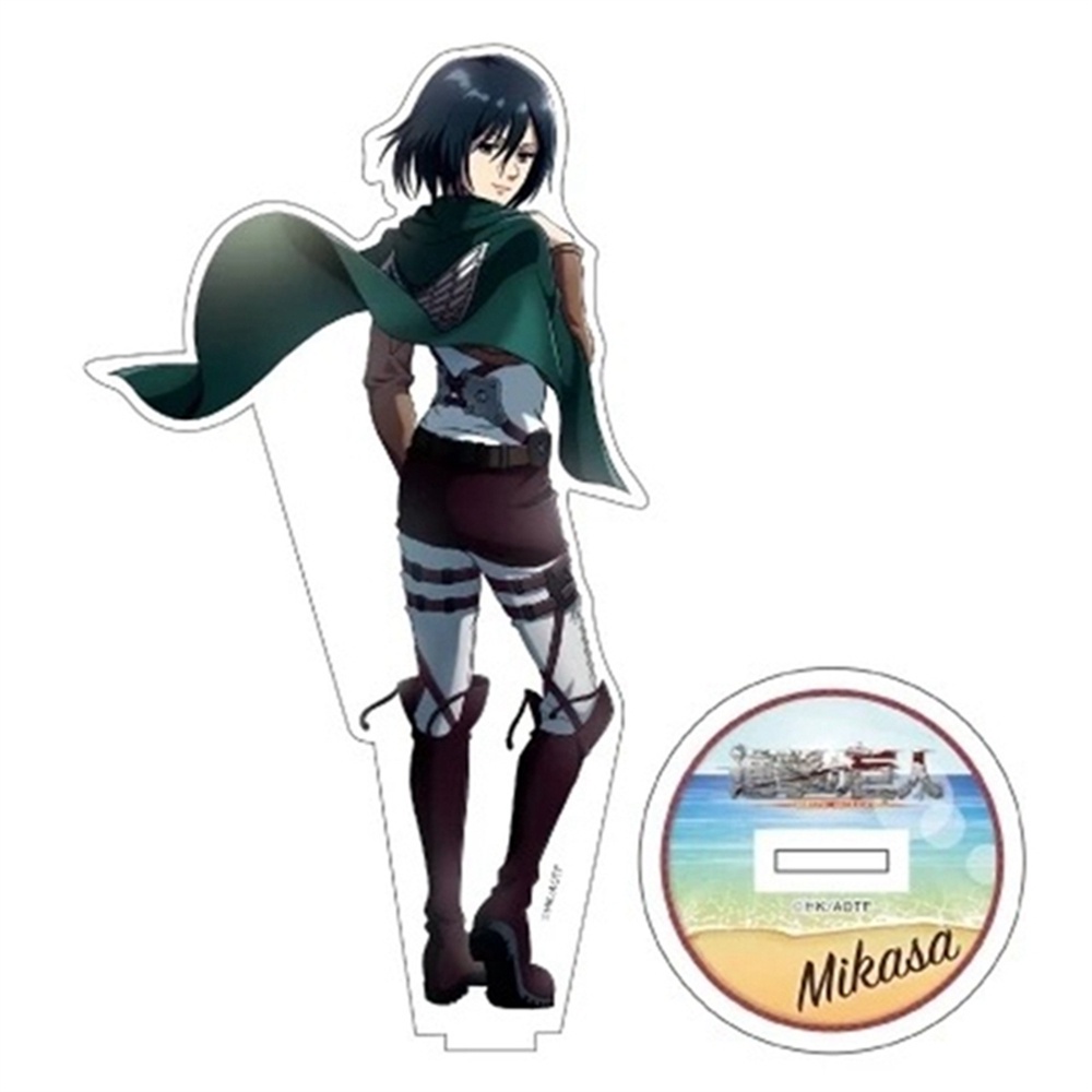 Mô hình nhân vật anime attack on titan bằng acrylic dễ thương dùng để trang trí