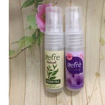 Xịt khử mùi refre 6ml hàng khuyến mãi dưỡng trắng hương nước hoa Refre  6ml