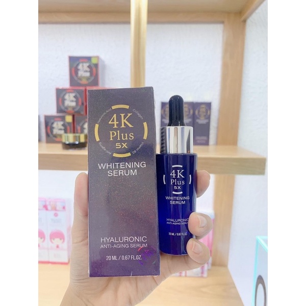 01 Chai Serum 4K Plus5x WHITENING 20ml Chính Hãng Thái Lan 100%