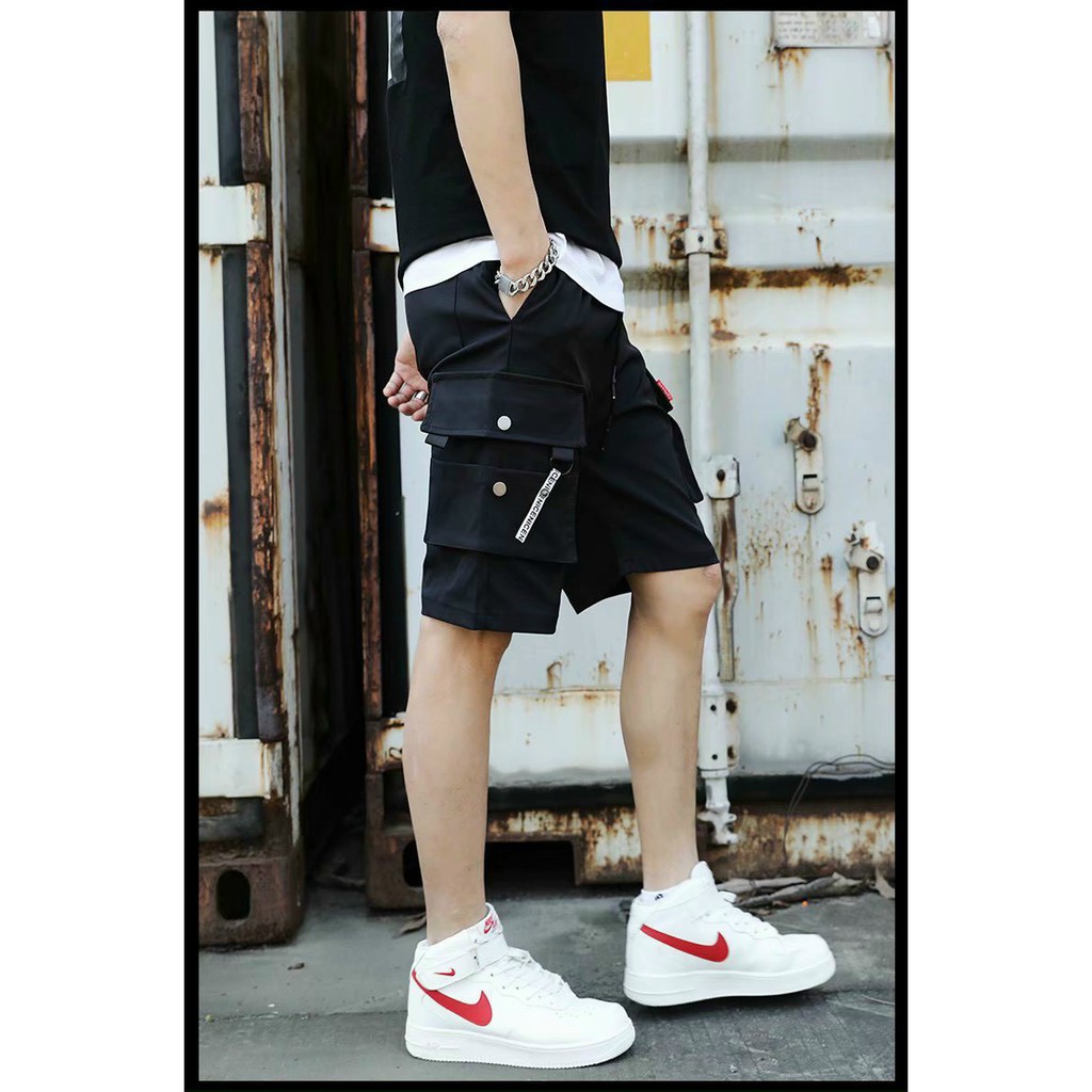 <FREE SHIP> Quần short túi hộp nam nữ unisex vải kaki co giãn chất dày dặn giống hình, bao đẹp (d.n.l.k.e)