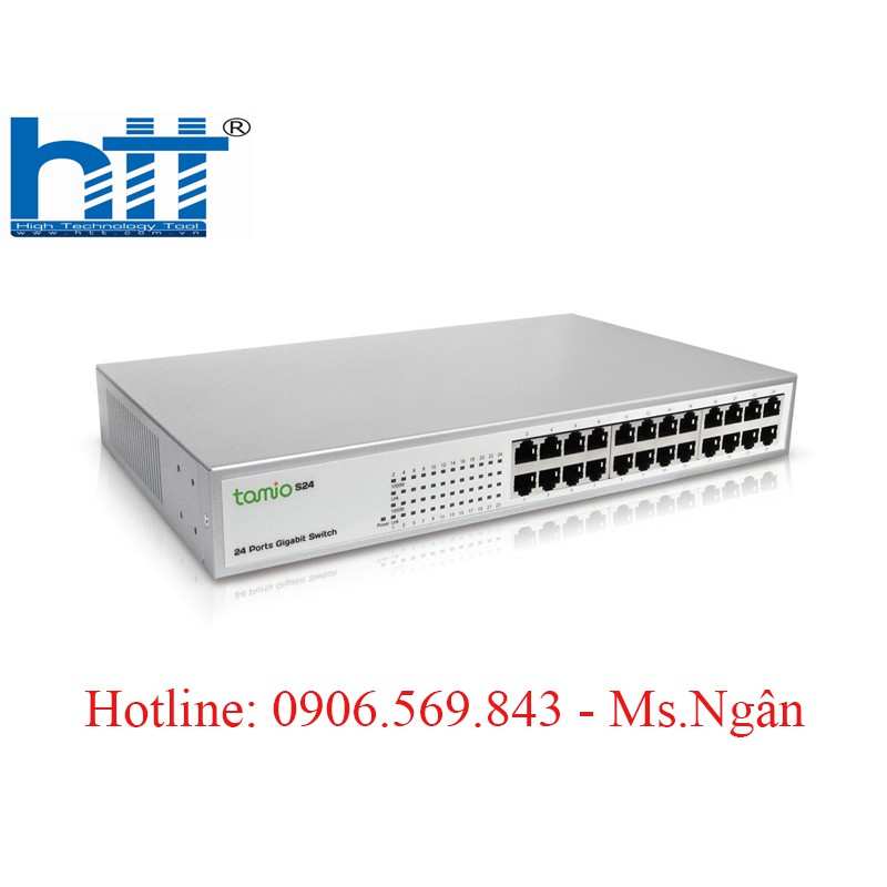 Bộ Switch Tamio S24 - 24 port - Hàng chính hãng