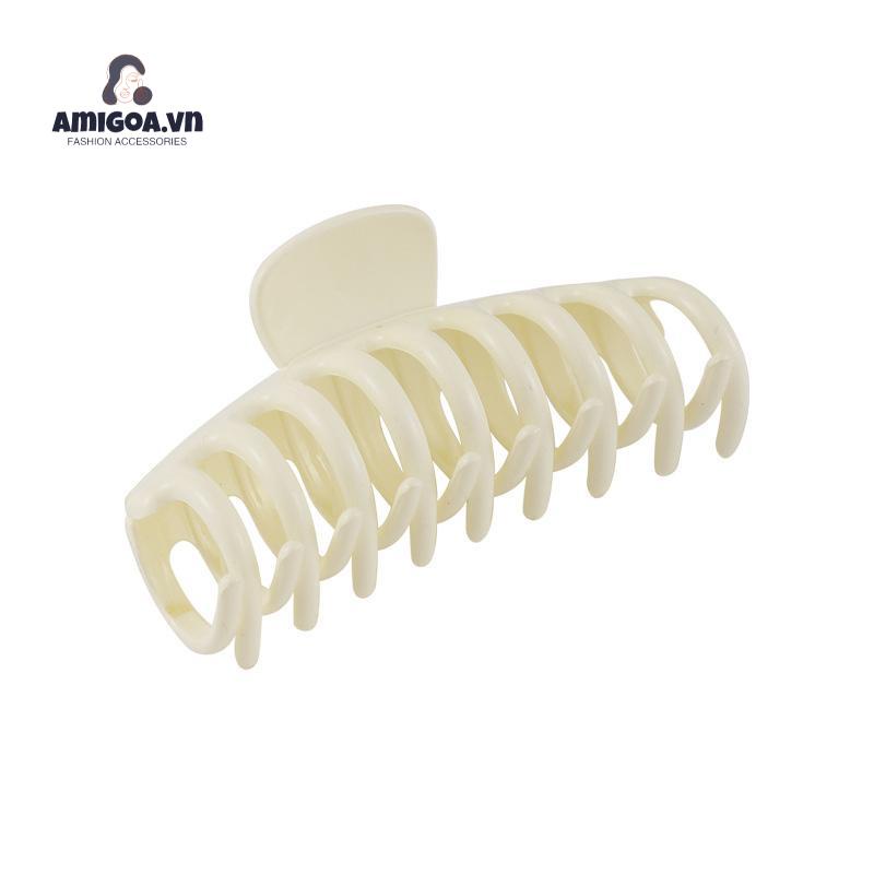 ✨✨ Kẹp Tóc Cỡ Lớn Màu Trắng Ngà Phong Cách Hàn Quốc Thời Trang Cho Nữ