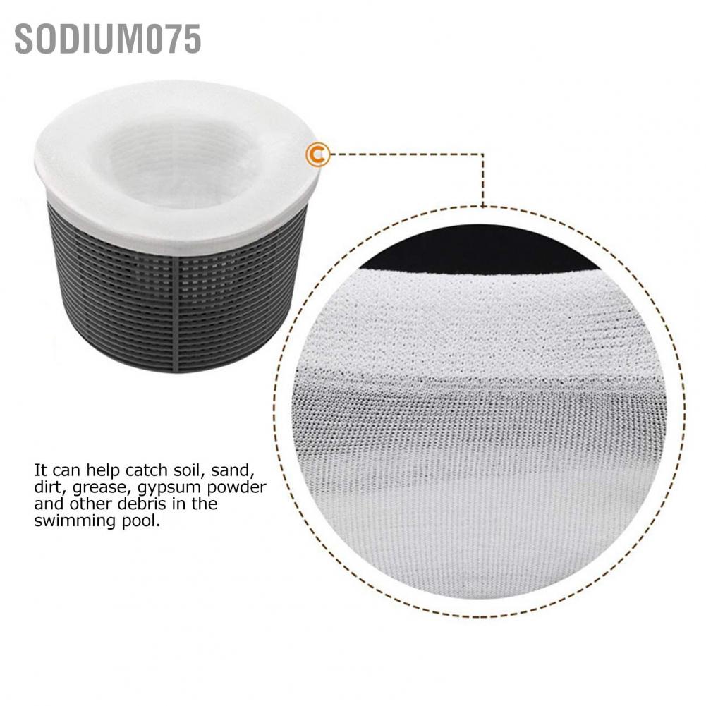 Hàng Hot Túi lọc siêu nhỏ Bể bơi Skimmer lưới Túi lọc bụi Vật tư làm sạch thay thế Hàng giao ngaySodium075