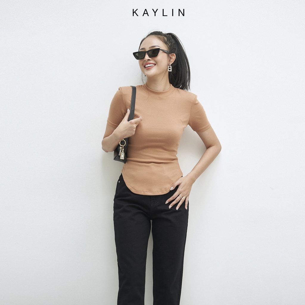 Áo Thun Form Ôm Vạt Bầu Thời Trang N1619 - KAYLIN