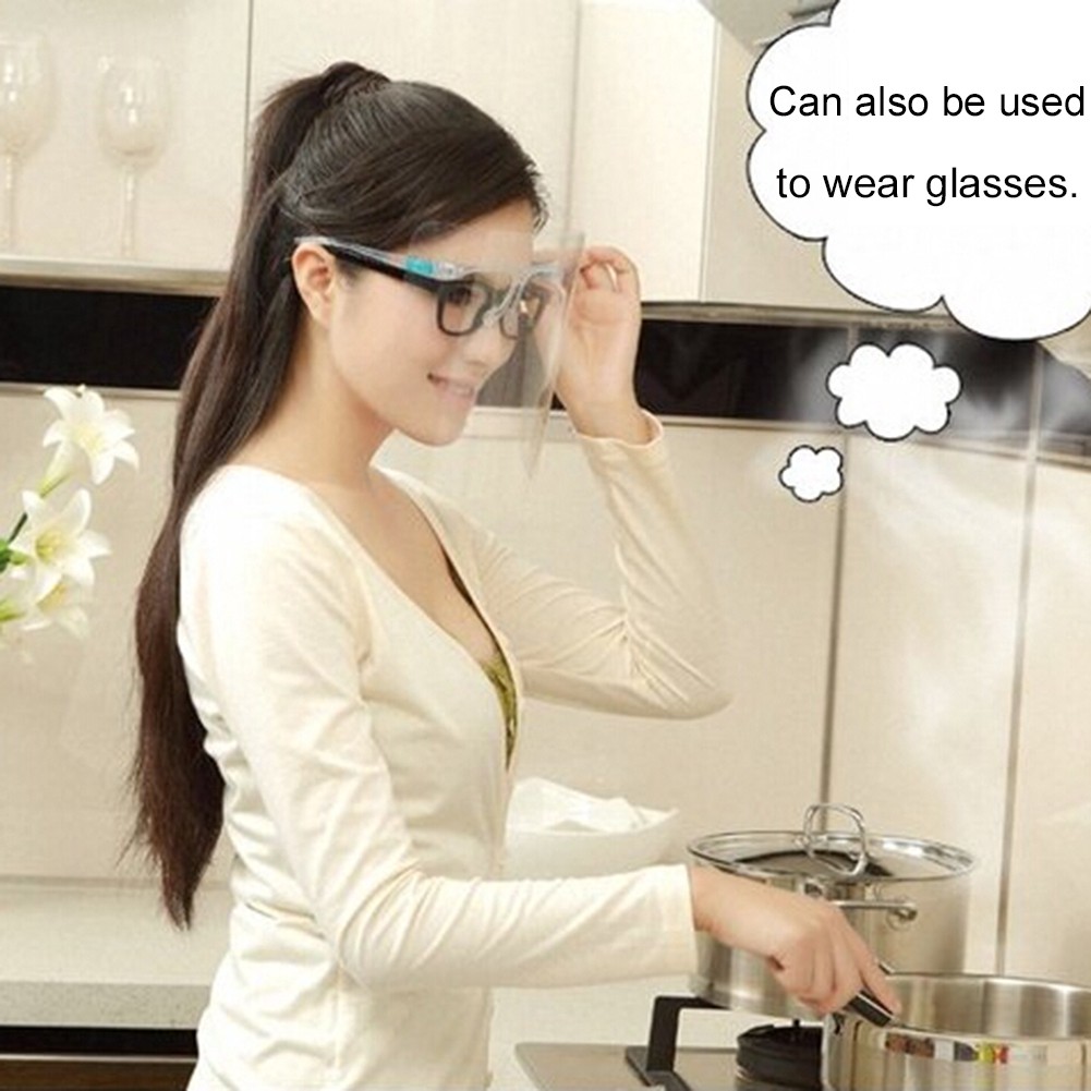 Mặt Nạ Nấu Ăn Trong Suốt Chống Sương Mù / Bắn Dầu Bảo Vệ Toàn Diện