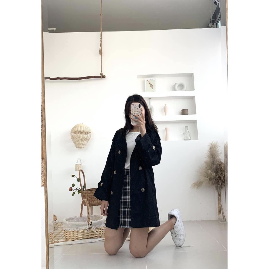 Áo mangto kaki siêu đẹp - áo khoác kaki dáng dài ulzzang | BigBuy360 - bigbuy360.vn