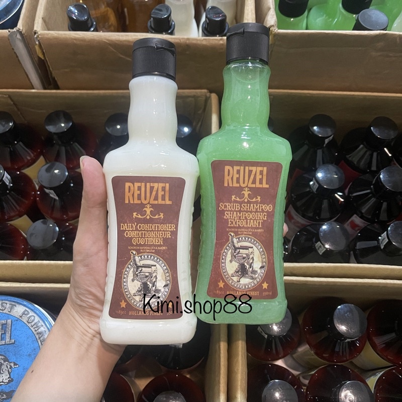 DẦU GỘI LÀM SẠCH SÂU - TẨY TẾ BÀO CHẾT - KHỬ DẦU - REUZEL SCRUB SHAMPOO