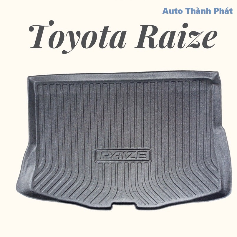 TOYOTA RAIZE- Khay Lót Cốp Nhựa, Lót Cốp Toyota Raize, Chất Liệu Nhựa Dẻo TPO Cao Cấp, Không Mùi ( BH 5 năm )