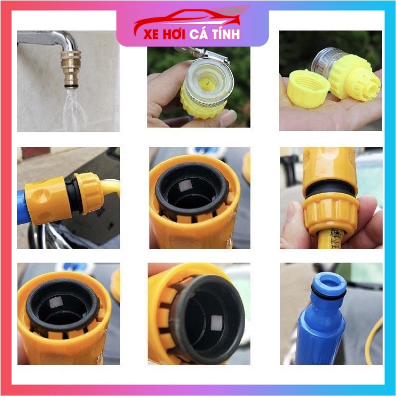 [⚡️FLASH SALE] chổi rửa xe 2 trong 1 kèm vòi nước đa năng tiện lợi hàng tốt bền bỉ tạo bọt, cây lau xe xịt nước