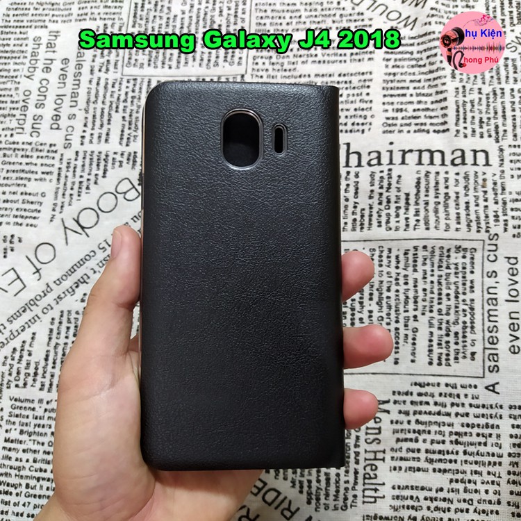 Bao Da Samsung Galaxy J4 2018 Kiểu Dáng Gấp 2 Mặt Và Có Phối Ví | BigBuy360 - bigbuy360.vn
