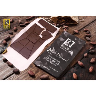 Socola Đen Nguyên Chất Belvie 100% cacao Black Diamond