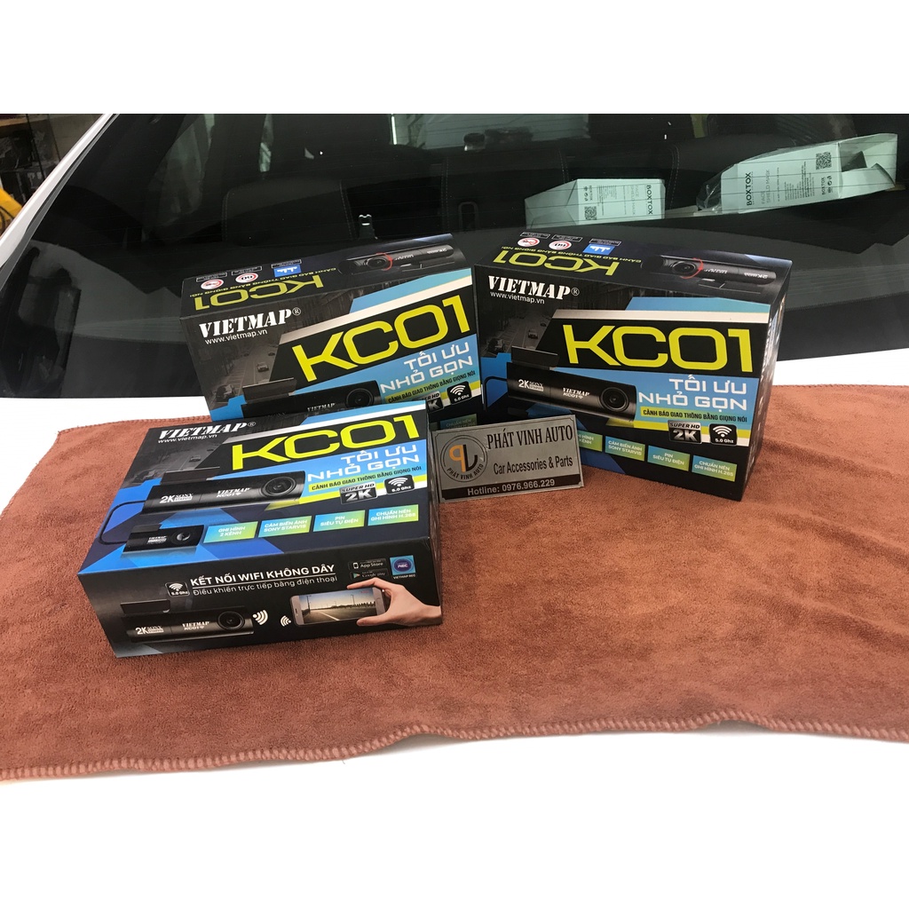 CAMERA GHI HÌNH KÉP TOÀN CẢNH TRƯỚC & SAU KC01 - VIETMAP