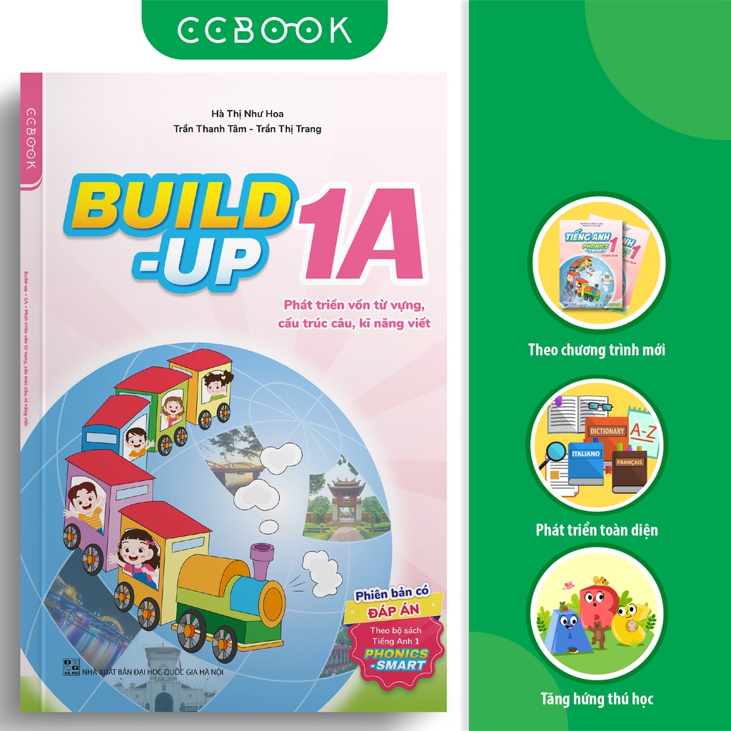 Sách tiếng Anh lớp 1 - Build-up 1A  - Phát triển vốn từ vựng, kĩ năng viết - Có đáp án