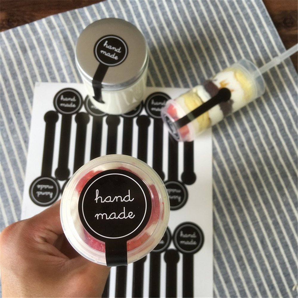 Set 10 Nhãn Dán In Chữ Dùng Trang Trí Bánh