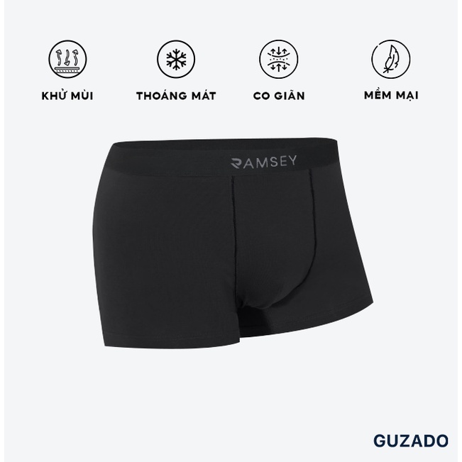 Quần Lót BOXER Nam Guzado Siêu Nhẹ,Co Giãn Vận Động Thoải Mái,Kháng Khuẩn Cực Tốt GBX2201