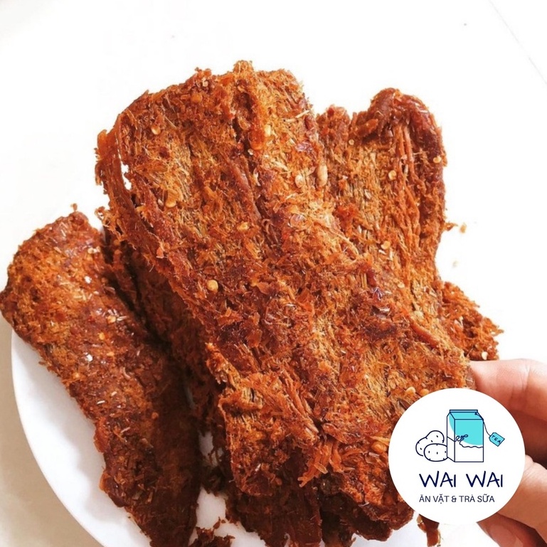 Khô Bò Miếng Lon Pet 250gr - Khô Bò Siêu Cay Nguyên Miếng Hồng Ngự. | BigBuy360 - bigbuy360.vn