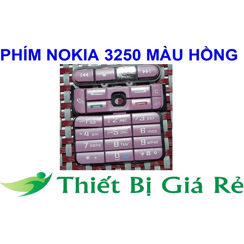 PHÍM NOKIA 3250 MÀU HỒNG