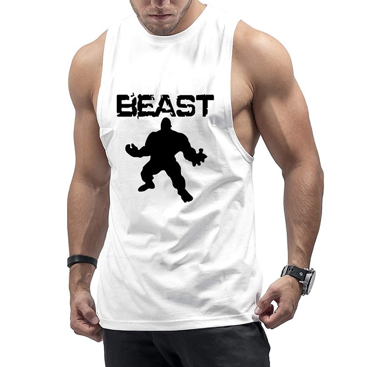 Áo Tập Gym Mùa Hè Mới BEAST -  Áo Tập Gym 3 Lỗ Vải Cotton cao cấp