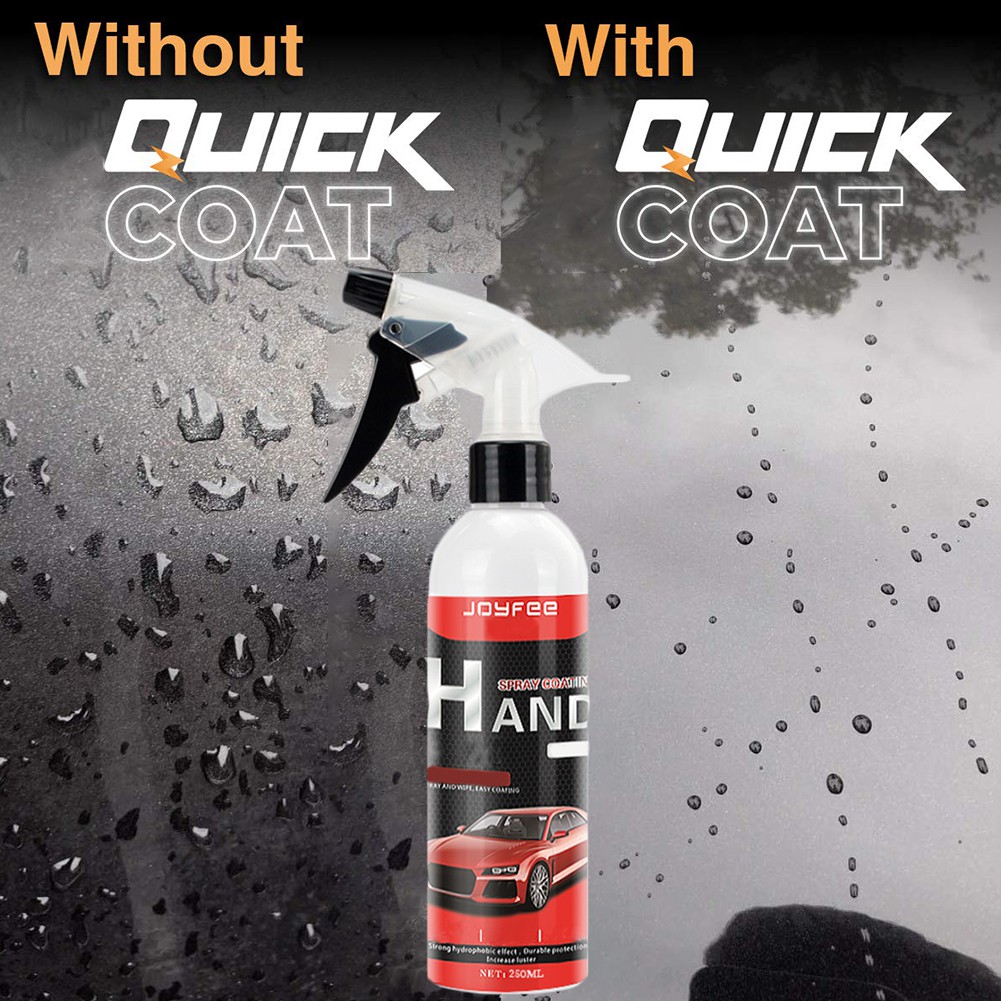 Ceramic Spray Coating Car Polish Spray Sealant Top Coat Quick Nano-Coating 250ML