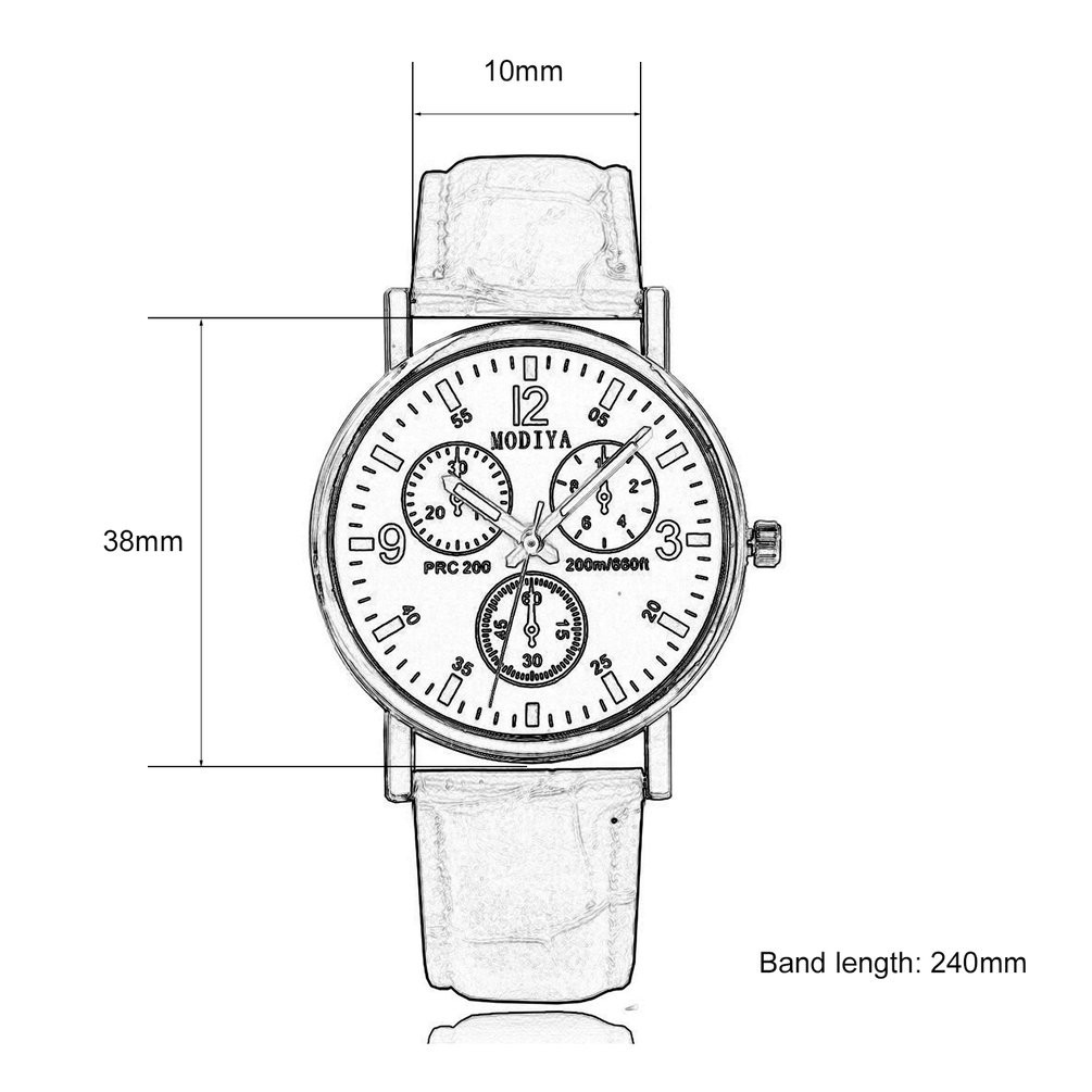 Đồng hồ cơ tự động đa chức năng với dây đeo bằng da thời trang  | BigBuy360 - bigbuy360.vn